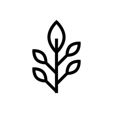 vektör ince çizgi simgesi bırakır