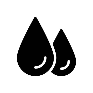 Yağ sembolü düz simge