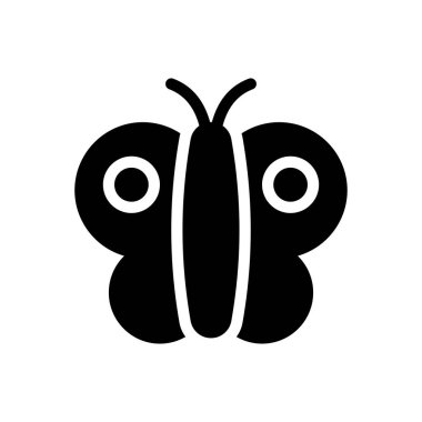 böcek kabartması düz simge