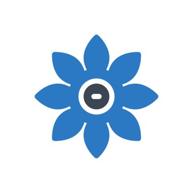 Doğa vektörü renk simgesi