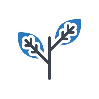 Yaprak vektörü renk simgesi