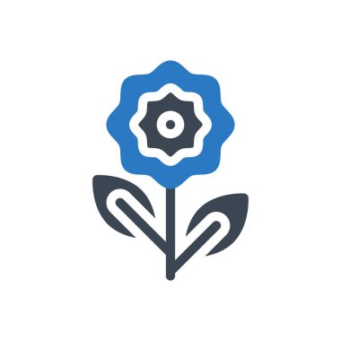 bitki vektörü renk simgesi