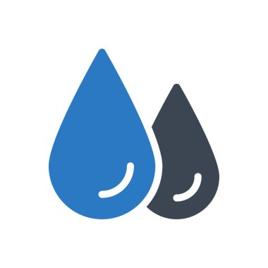 yağ vektörü renk simgesi