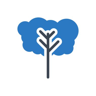 Doğa vektörü renk simgesi