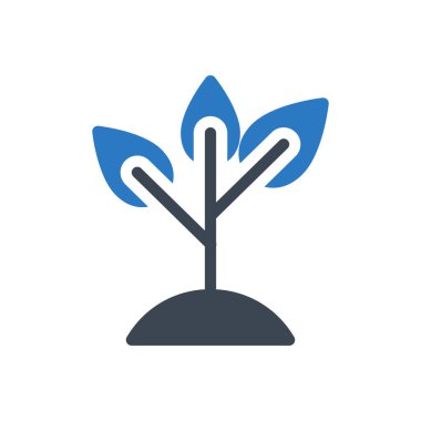 Doğa vektörü renk simgesi