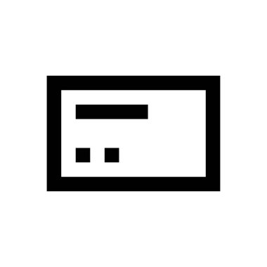 karton vektör ince çizgi simgesi