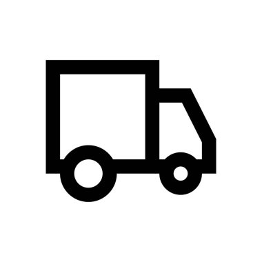 dağıtım vektörü ince çizgi simgesi