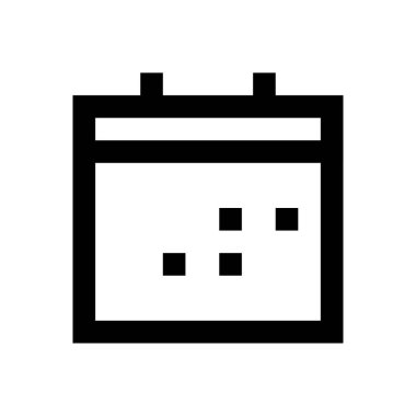 tarih vektörü ince çizgi simgesi