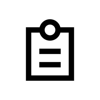 belge vektörü ince çizgi simgesi