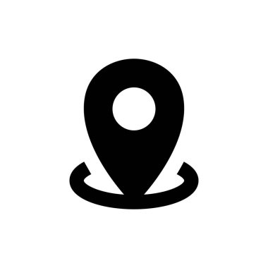 GPS vektör düz simgesi