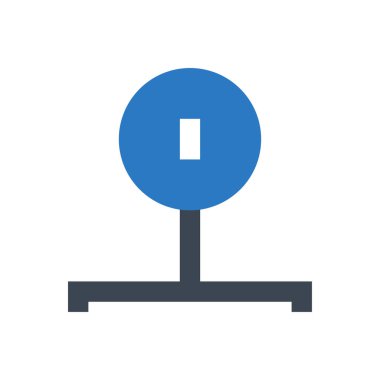 metre vektör renk simgesi