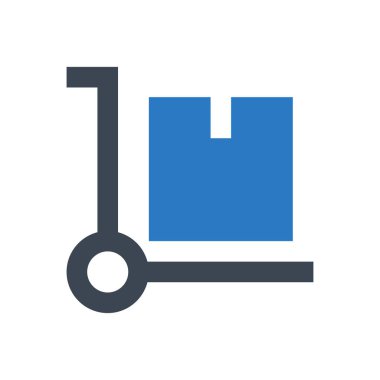 nakliye vektörü renk simgesi