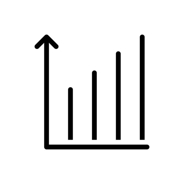 Gráfico Vector Glifo Icono Plano — Vector de stock