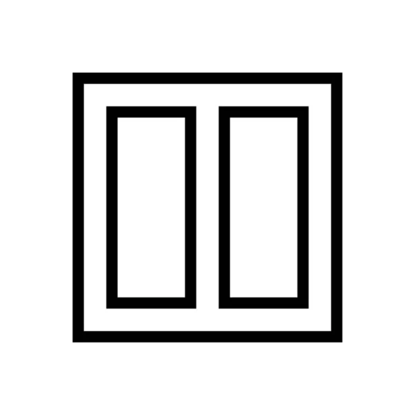Design Vektor Thin Line Symbol — Stockvektor