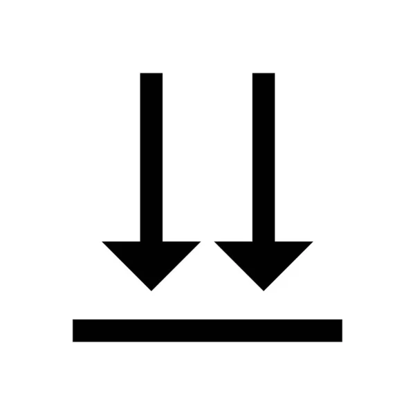 Box Vektor Thin Line Symbol — Stockvektor