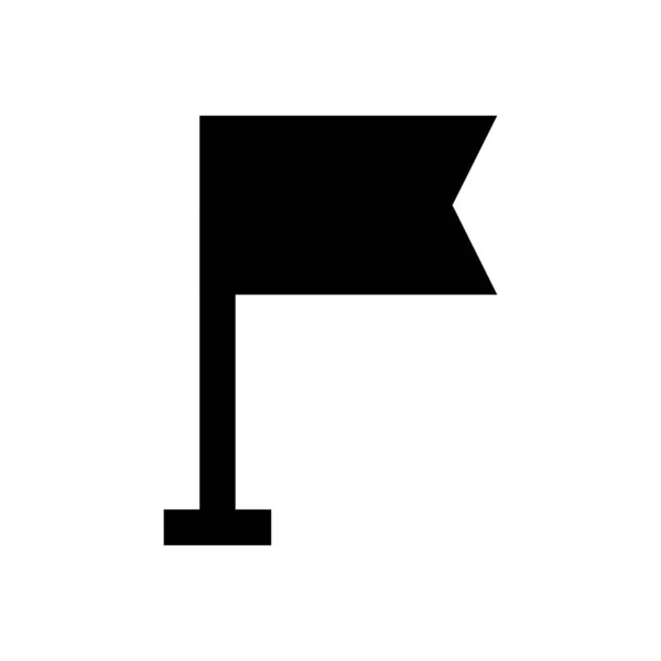Знак Векторний Гліф Плоска Піктограма — стоковий вектор