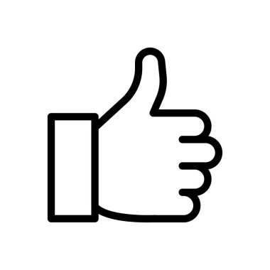 Geri besleme vektörü ince çizgi simgesi