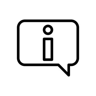 yardımcı vektör ince çizgi simgesi