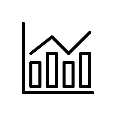 grafik vektörü ince çizgi simgesi