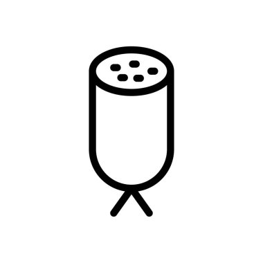 hot dog vektör ince çizgi simgesi