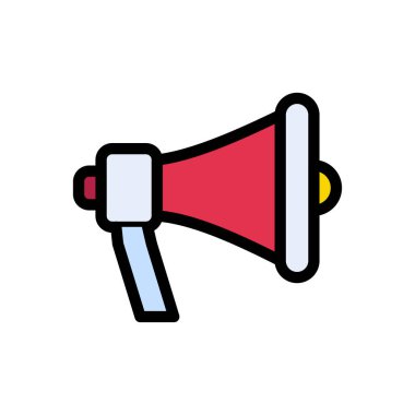 ad vektörü düz renk simgesi