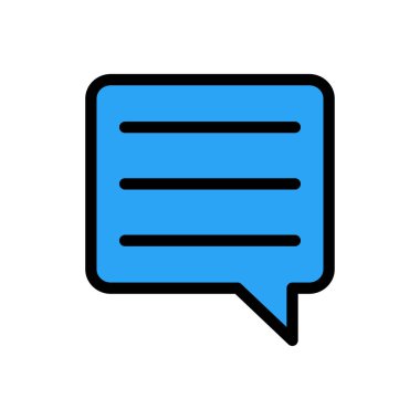 Geri besleme vektörü düz renk simgesi