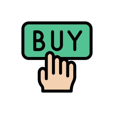 çevrimiçi vektör düz renk simgesi