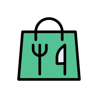 Otel vektörü düz renk simgesi