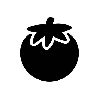 meyve vektörü düz simgesi