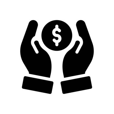 Koruma vektörü simgesi düz simgesi