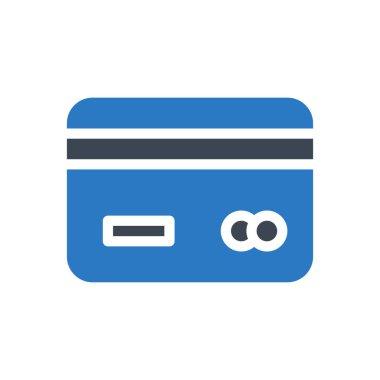 Kart vektör renk simgesi