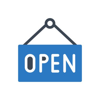 dükkan vektörü renk simgesi