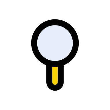 cam vektör düz renk simgesi