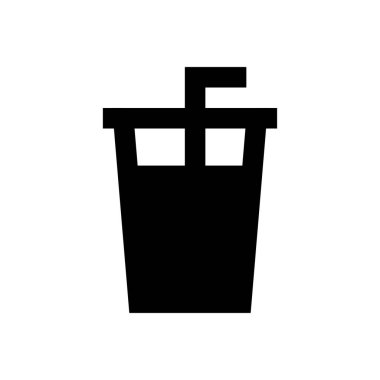 içeçek vektör düz simgesi