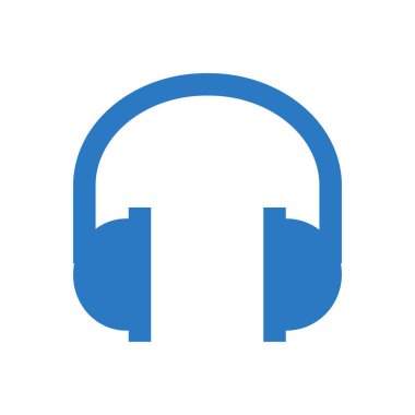 kulaklık vektör renk simgesi