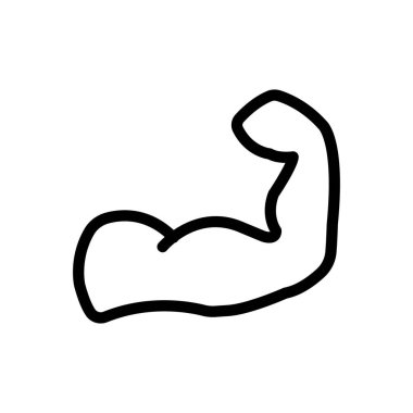 spor salonu vektörü ince çizgi simgesi