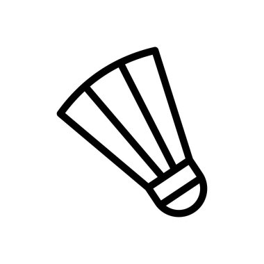 Mekik horozu vektör ince çizgi simgesi