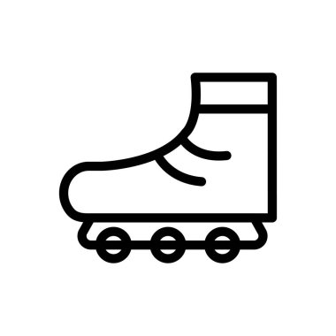 ayakkabı vektörü ince çizgi simgesi