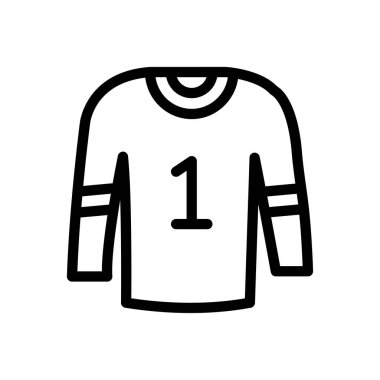 spor vektörü ince çizgi simgesi