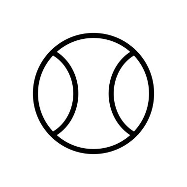 spor vektörü ince çizgi simgesi