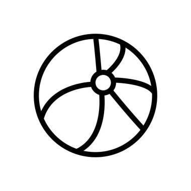 spor vektörü ince çizgi simgesi