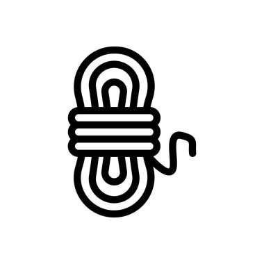 düğüm vektörü ince çizgi simgesi