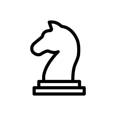 strateji vektörü ince çizgi simgesi