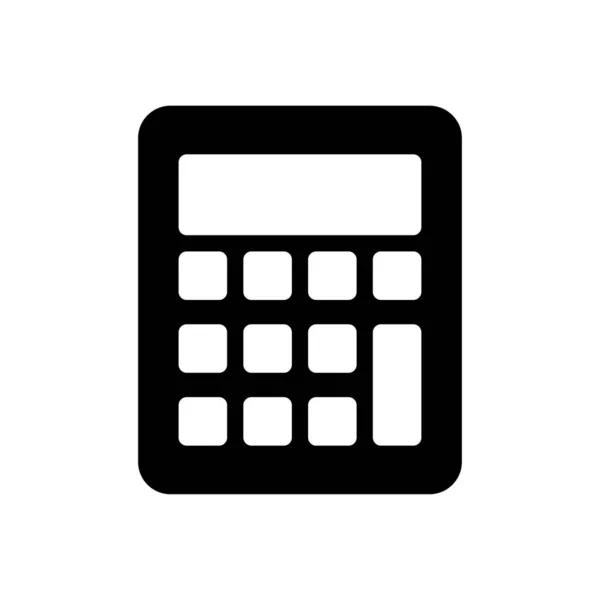 Accounting Vector Glyph Flat Icon — Stock Vector