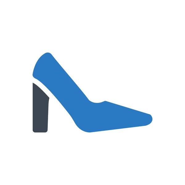 Icona Colore Glyph Vettoriale Sandalo — Vettoriale Stock
