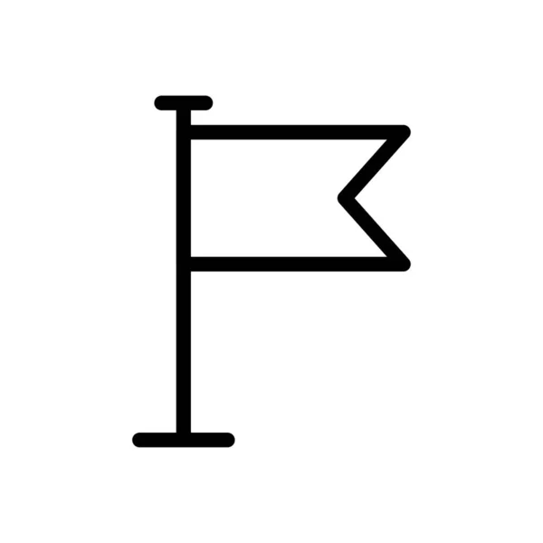 Знак Тонкой Линии Знака — стоковый вектор