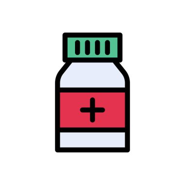 uyuşturucu vektörü düz renk simgesi