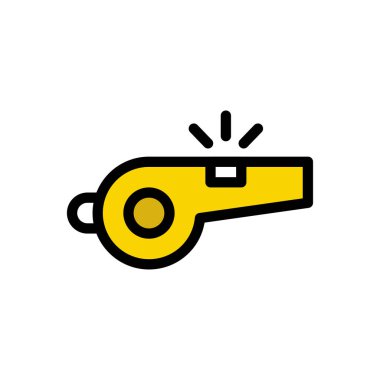 çan vektörü düz renk simgesi