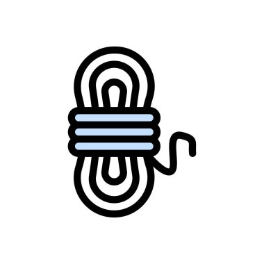 düğüm vektör düz renk simgesi