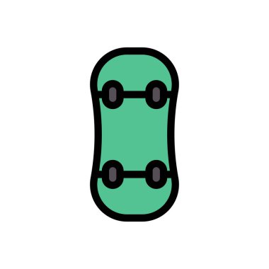 vektör düz renk simgesini çal